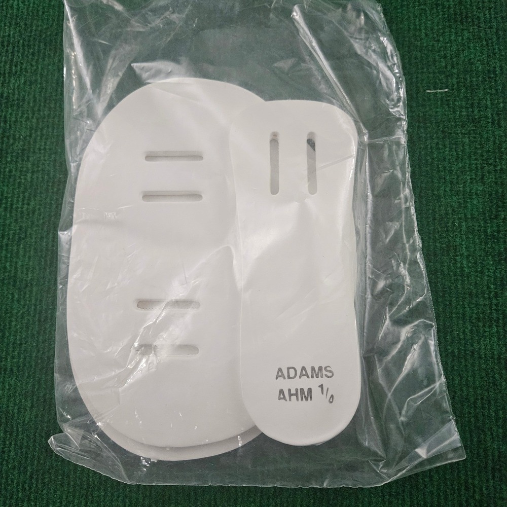 Adams AHM 1 1/6 White Sports Protective‎ Gear Pads New Unused